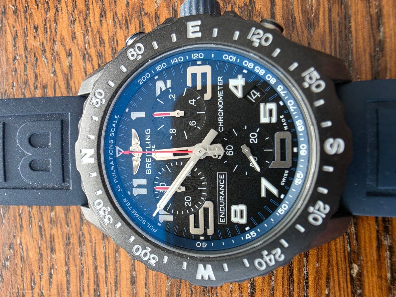 Breitling Endurance Pro Chronometer Polshorloge, Sieraden, Tassen en Uiterlijk, Ophalen, Overige materialen, Breitling, Polshorloge