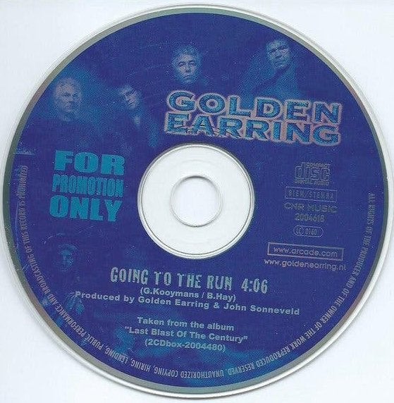 PROMO CD Golden Earring - Going to the run, Ophalen of Verzenden, Zo goed als nieuw, Poprock