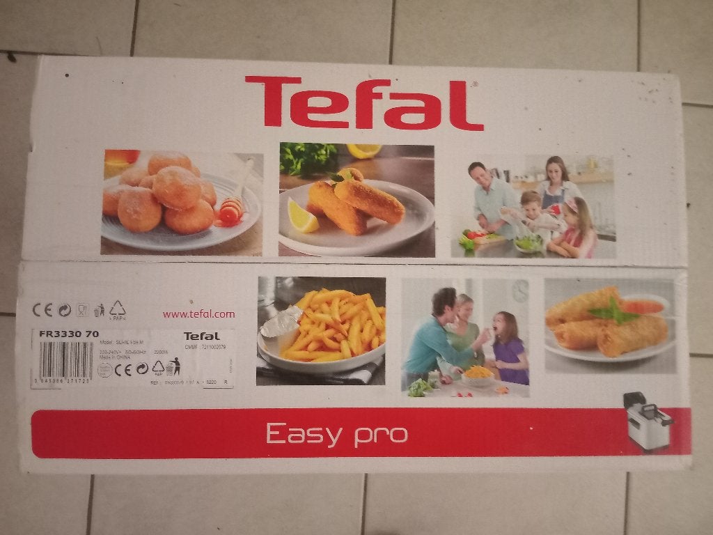 Tefal Easy Pro FR3330 70 Frituurpan - Nieuw in doos, 2 tot 3 liter, Ophalen, Nieuw, Uitneembare binnenpan