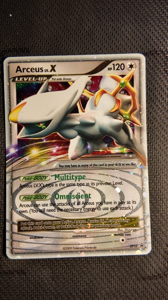 Arceus LV.X DP53 DP Black Star Promos | Pokemon kaart, Ophalen, Losse kaart, Foil