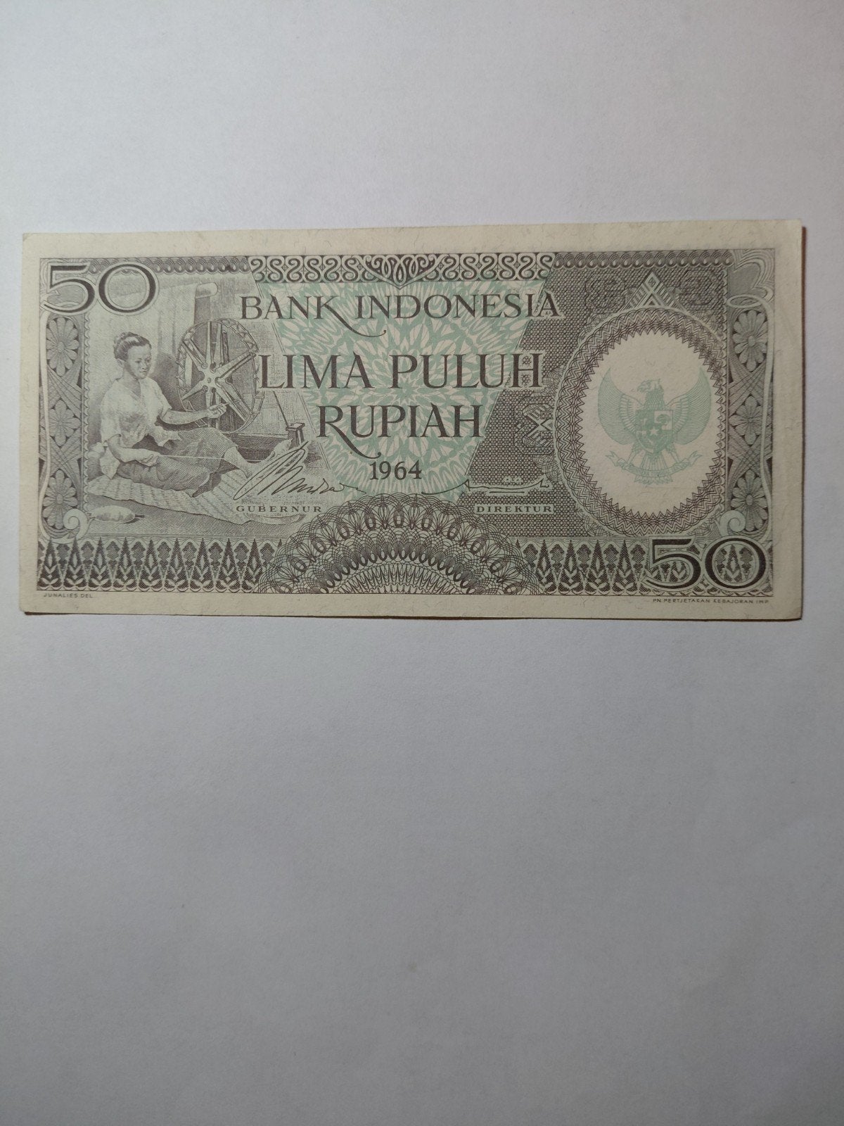 Indonesië 50 rupiah 1964, Ophalen of Verzenden, Zuidoost-Azië