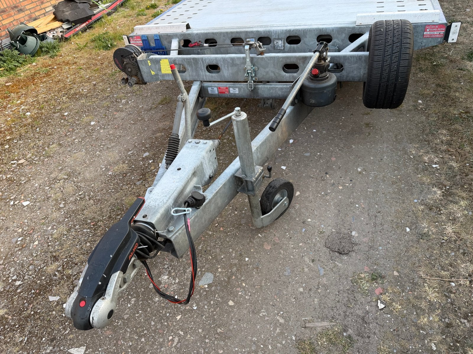 Robuuste autotransporter - Klaar voor gebruik, Auto diversen, Aanhangers en Bagagewagens, Ophalen of Verzenden, Gebruikt