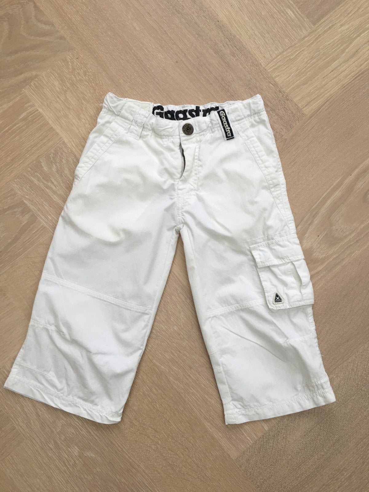 ZGAN: Witte Gaastra korte (knie)broek maat 128 / 8 jaar, Kinderen en Baby's, Ophalen of Verzenden, Zo goed als nieuw, Jongen, Broek