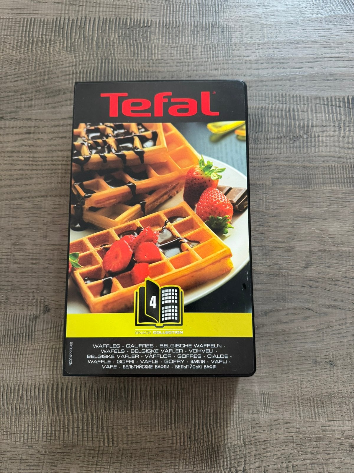 Tefal Collections plaat nr. 4 – wafelplaat – 1x gebruikt, Ophalen of Verzenden, Zo goed als nieuw