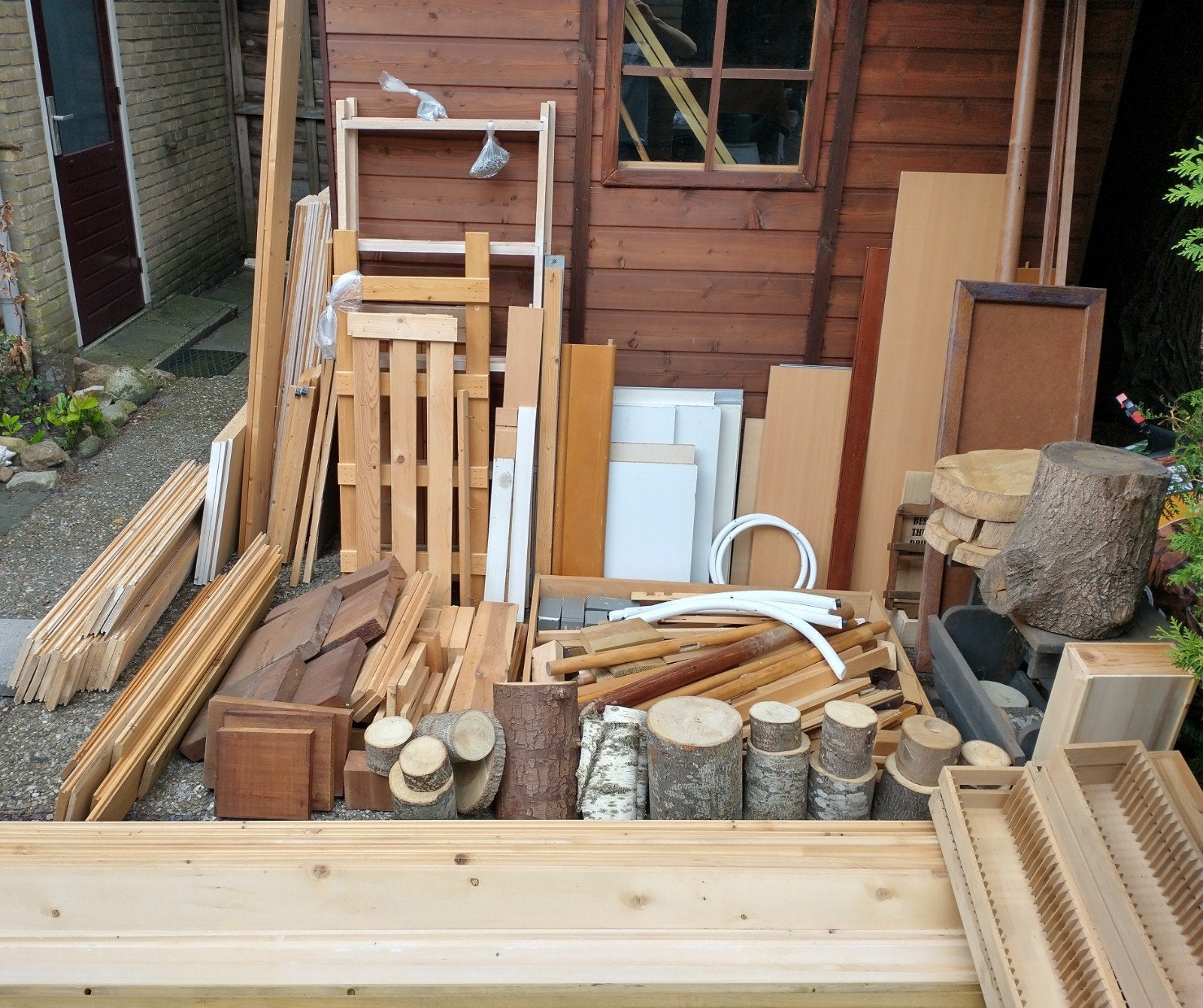 Partij hout, Ophalen, Gebruikt, Overige houtsoorten