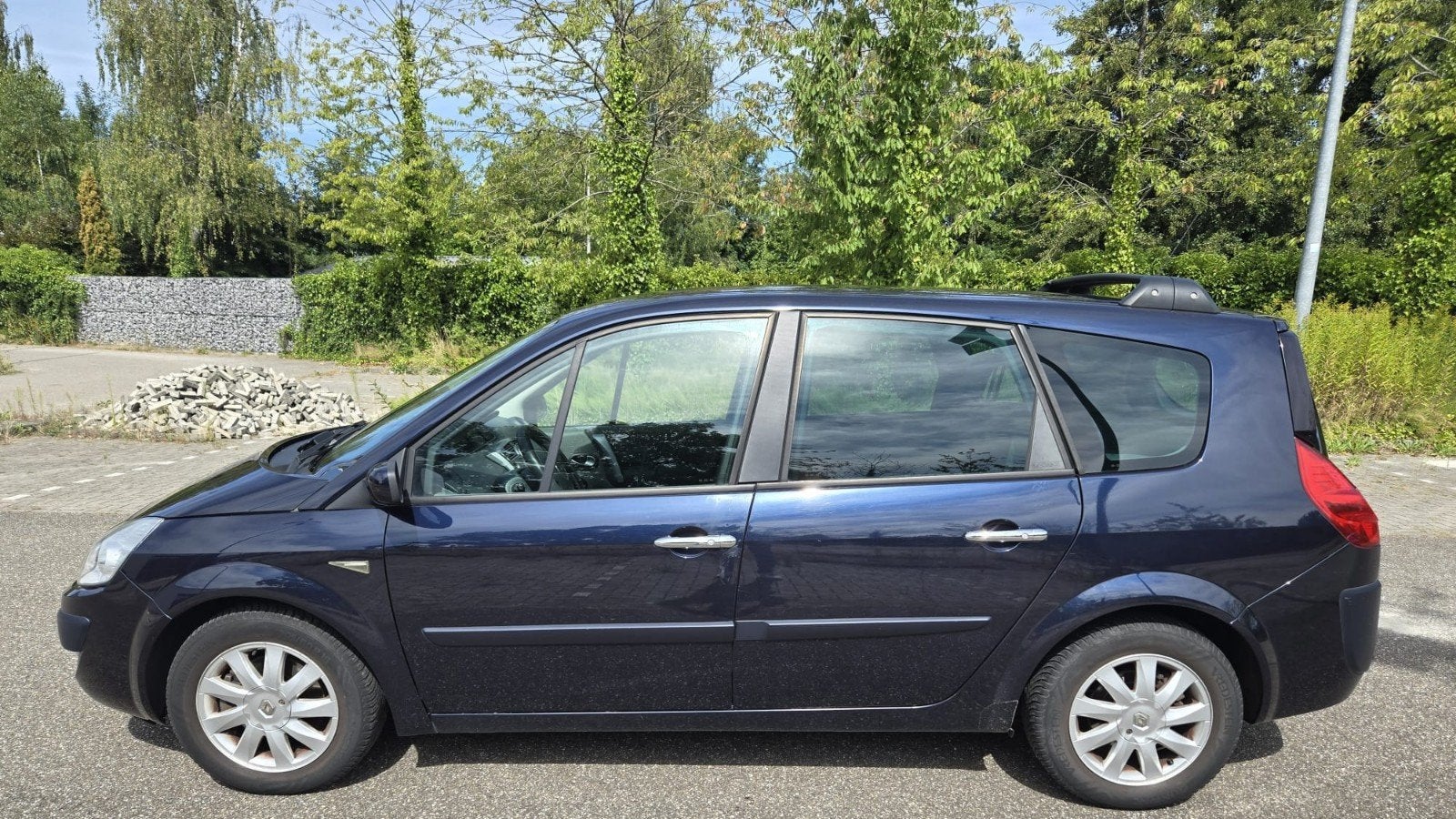 Renault Grand Scenic 2.0 16V 5P 2008 Blauw, Auto's, Voorwielaandrijving, 1998 cc, Stof, 4 cilinders