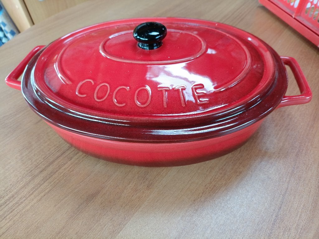 Maxi cocotte ovenschaal rood, Overige typen, Nieuw, Gusta, Ophalen of Verzenden