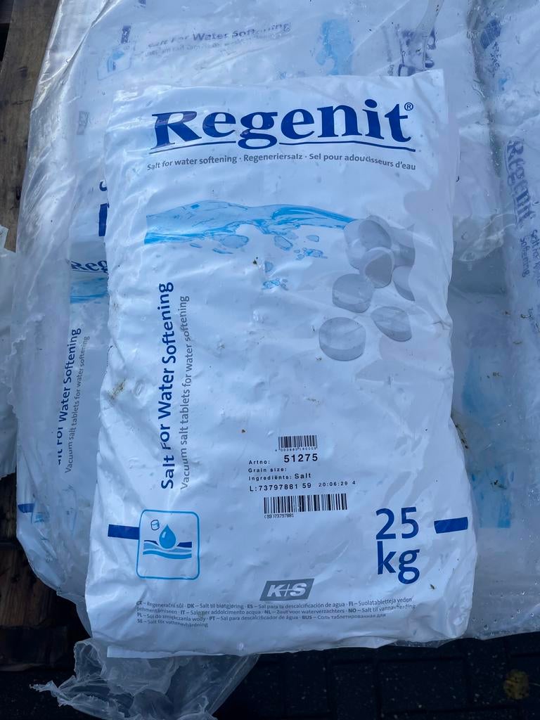 Regenit onthardingszout zouttabletten waterontharder, Tuin en Terras, Ophalen, Nieuw