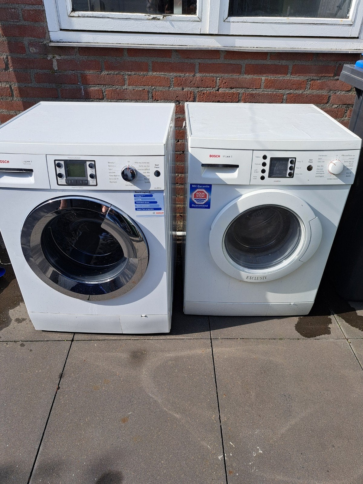 Foto 2 van wasmachine bosch met defect 2x