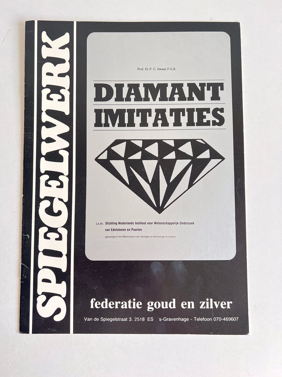 Spiegelwerk Diamant Imitaties, Ophalen of Verzenden, Niet van toepassing, Dr. P.C. Zwaan