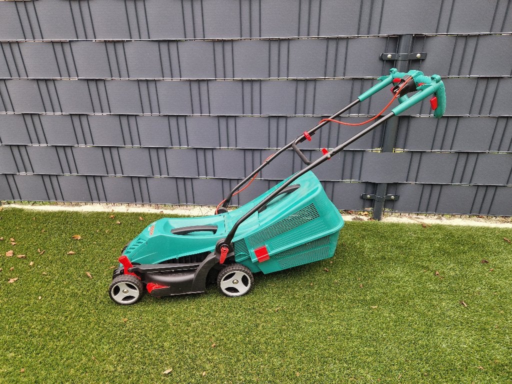 Bosch grasmaaier, Ophalen, Cirkelmaaier, Gebruikt, Elektrische grasmaaier