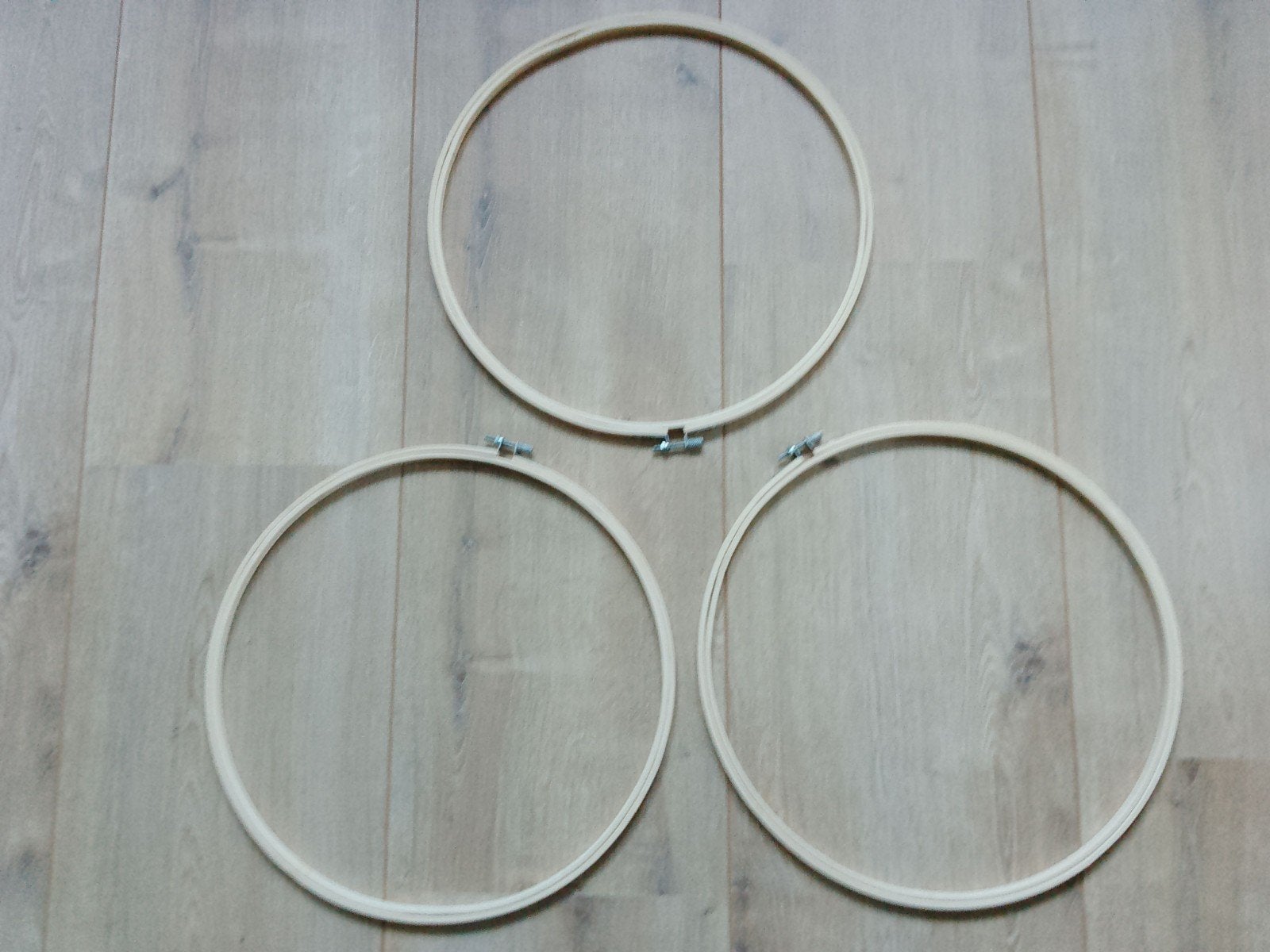 Houten borduurringen.  NIEUW., Hobby en Vrije tijd, Ophalen of Verzenden, Nieuw