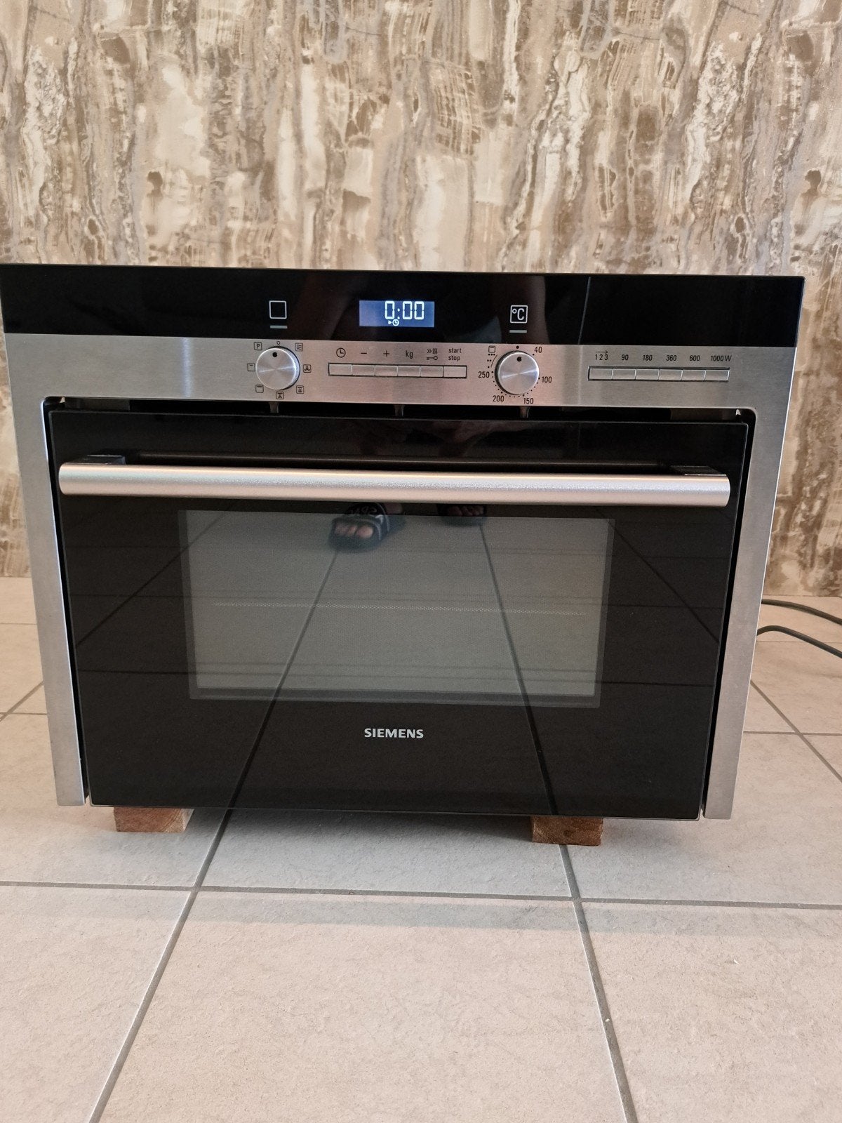 Siemens HB 84E 562 inbouw combi oven/magnetron WEG= PECH, Witgoed en Apparatuur, Ovens, Ophalen, 45 tot 50 cm, Gebruikt, Siemens