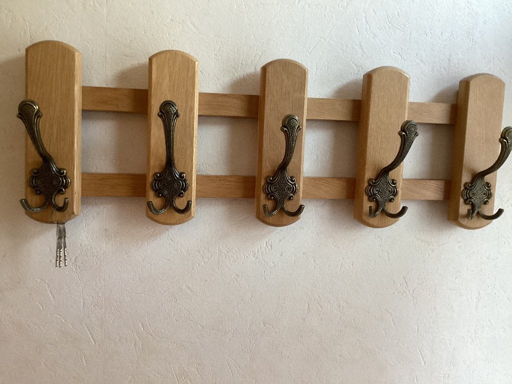 Eikenhouten kapstok, Zo goed als nieuw, Minder dan 100 cm, Hout, Ophalen