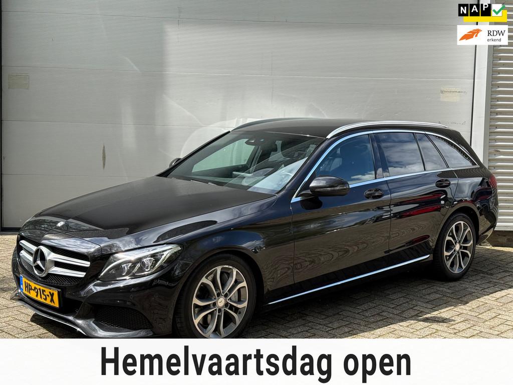 Mercedes-Benz C-klasse Estate 350 e Lease Edition l Burmeste, Auto's, Achterwielaandrijving, Gebruikt, Zwart, Hybride Elektrisch/Benzine