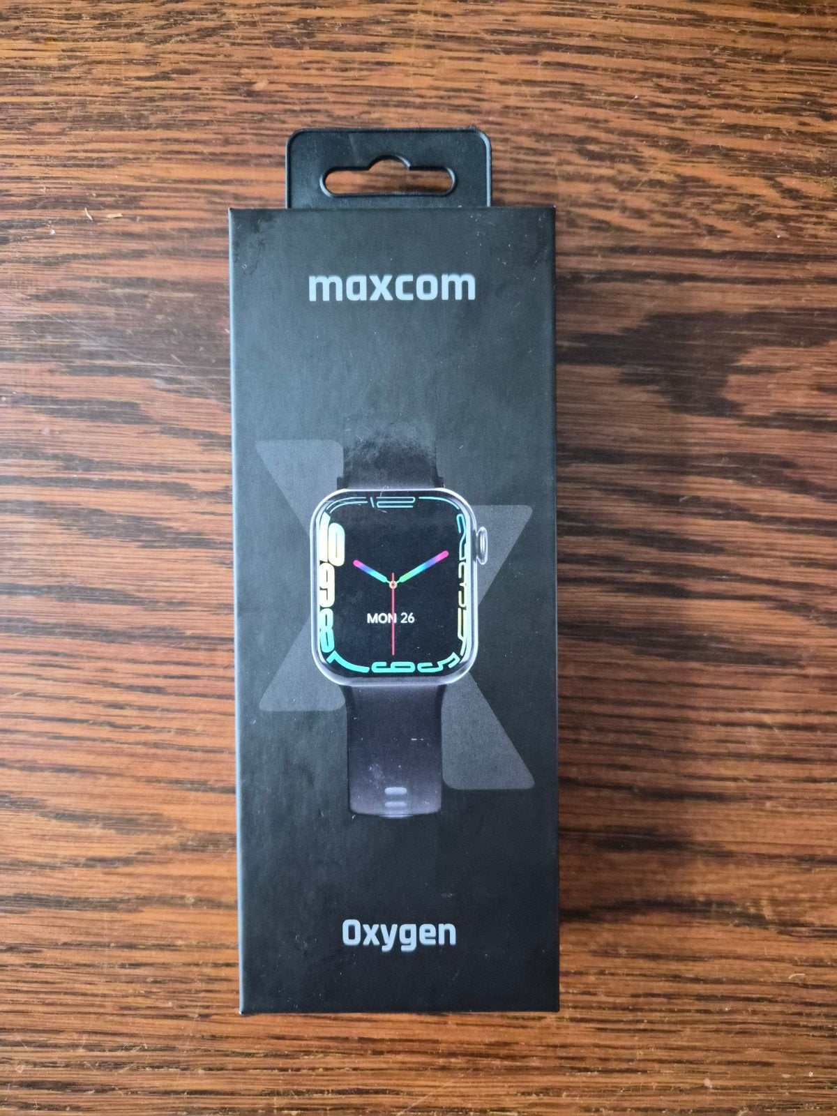 Maxcom Smartwatch FW26 Oxygen Black – Nieuw in doos, Ophalen, Zwart, Nieuw, Stappen
