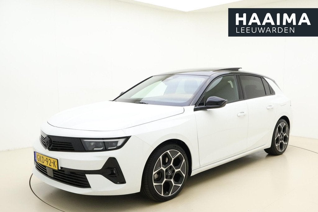 Opel Astra 1.6 Turbo Plug In Hybrid Ultimate | Schuif-/kante, Auto's, Opel, 77 km/l, Gebruikt, 4 cilinders, 181 pk