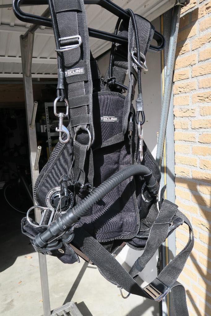 Tecline sidemount jacket + backplate., Ophalen, Gebruikt, Trimvest of Wing
