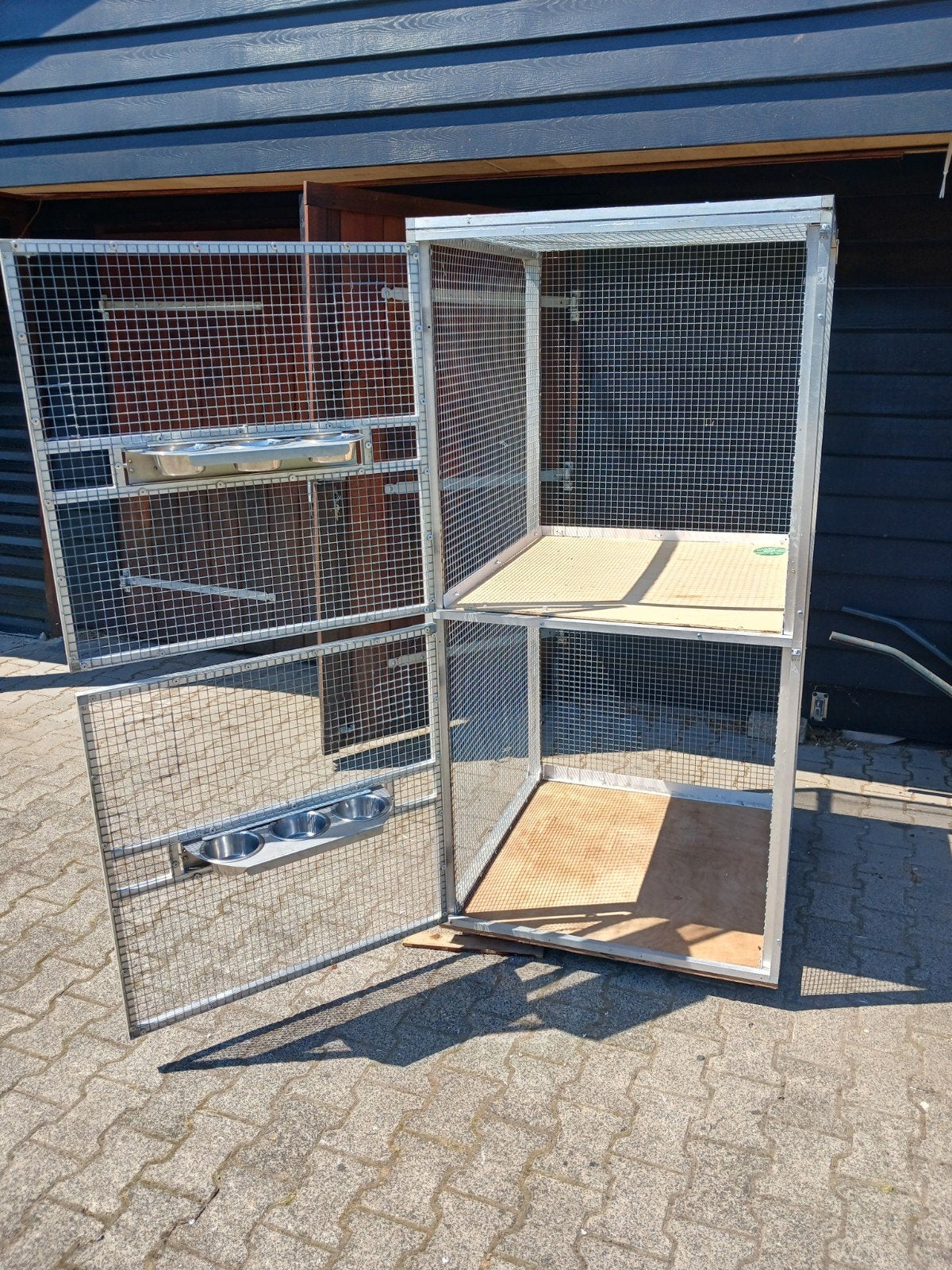 Voliere aluminium kooi uitvliegkooi, Ophalen, Aluminium, Volière
