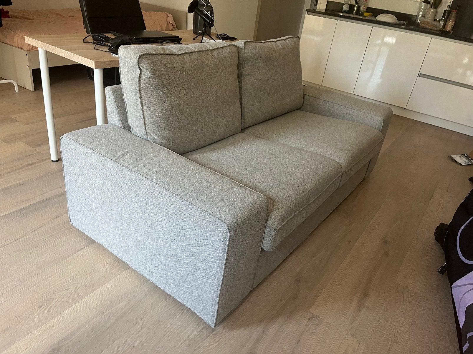 Ikea Kivik Bank in Grijs, Ophalen of Verzenden, Zo goed als nieuw, 75 tot 100 cm