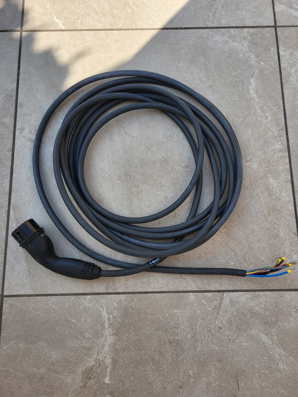 Laadkabel Type 2 Open Einde - 10 meter, 22 kW, 3-fase, 32A, Auto-onderdelen, Ophalen, Gebruikt, Universele onderdelen