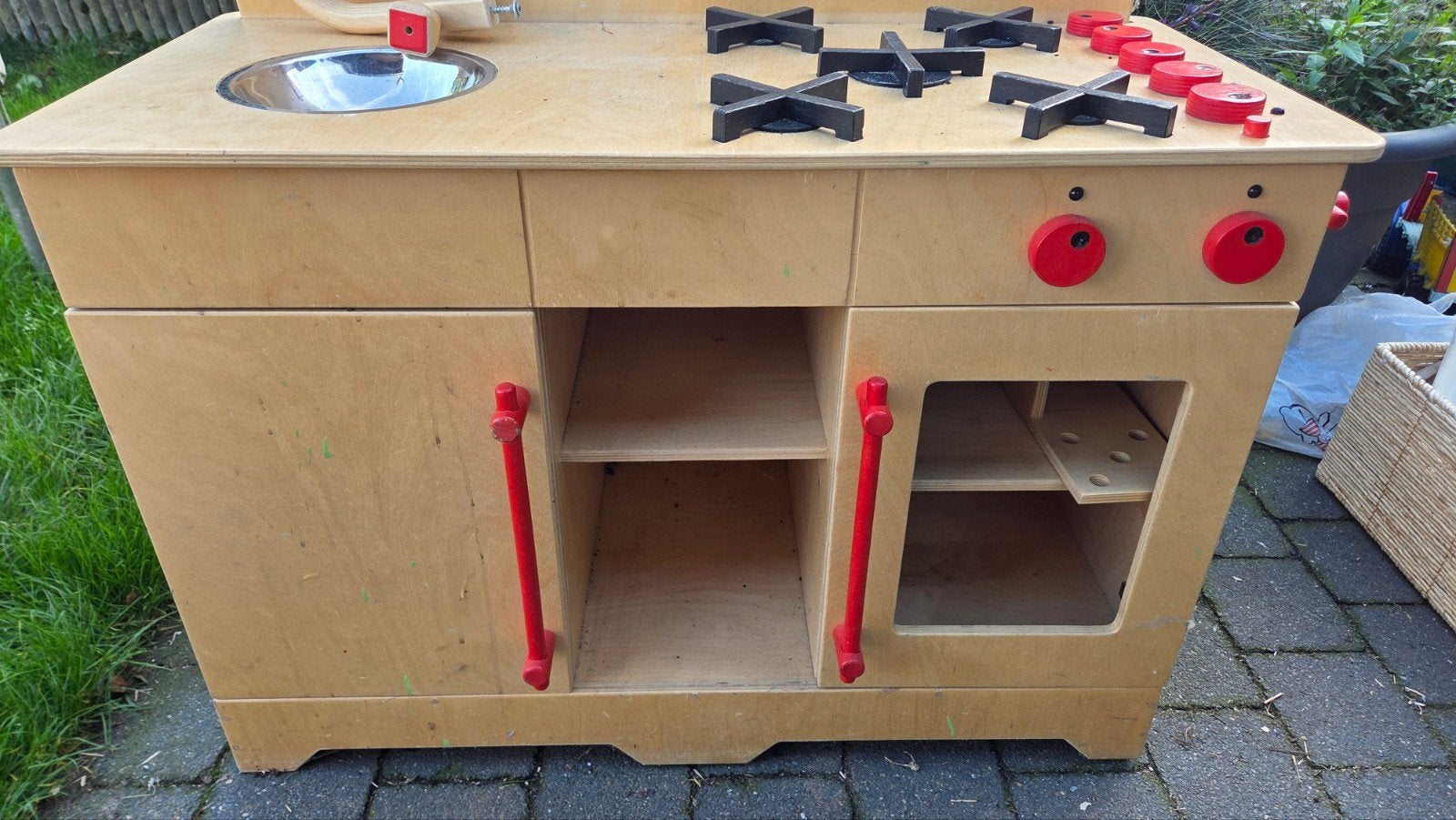 Houten speelkeuken - opknapper, Kinderen en Baby's, Ophalen, Gebruikt, Hout, Speelkeuken