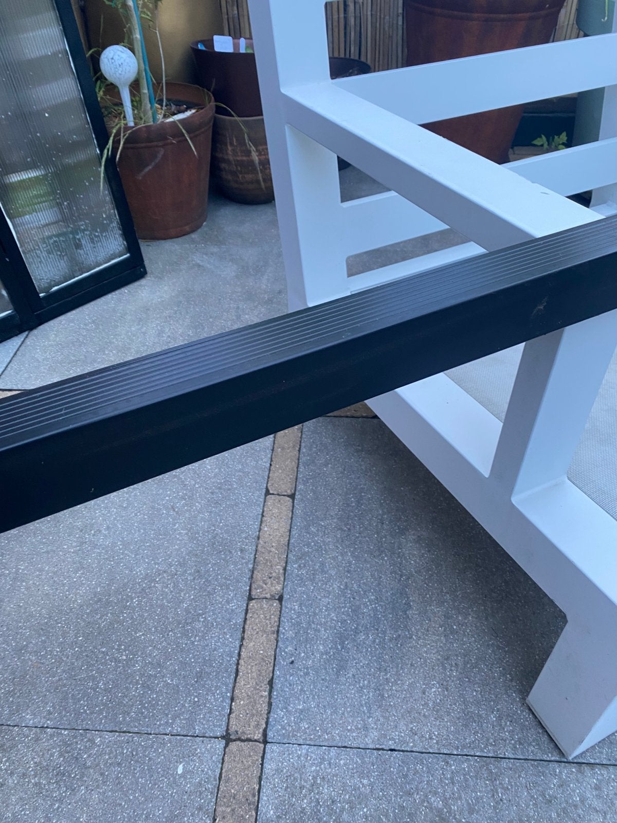 Aluminium daktrim zwart, Ophalen, Zwart, Zo goed als nieuw, Minder dan 5 m²