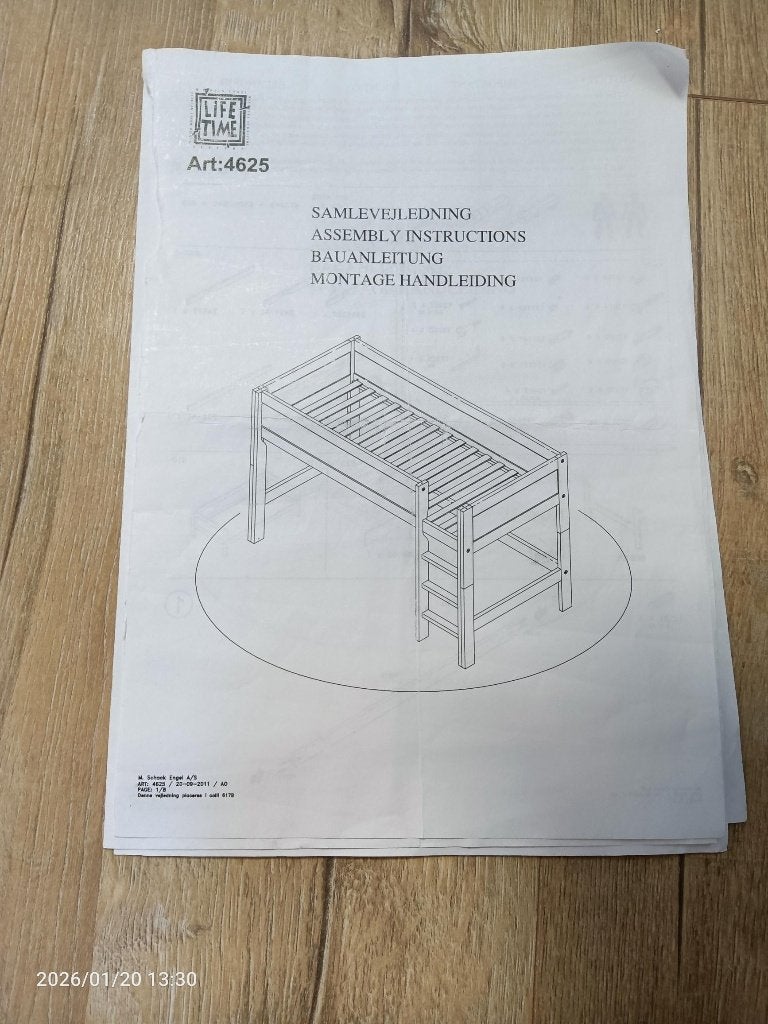 hoogslaper, Huis en Inrichting, Ophalen, Gebruikt, Eenpersoons, 200 cm