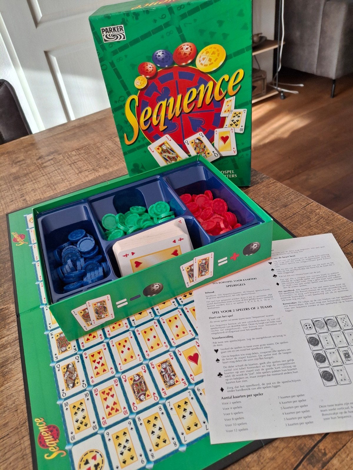 Sequence groene doos, Ophalen of Verzenden