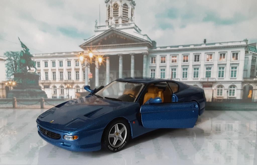 1:43 Ferrari 456 GT; 2-door coupe 1992; Detail Cars: Art.190, Hobby en Vrije tijd, Modelauto's | 1:43, Ophalen of Verzenden, Zo goed als nieuw