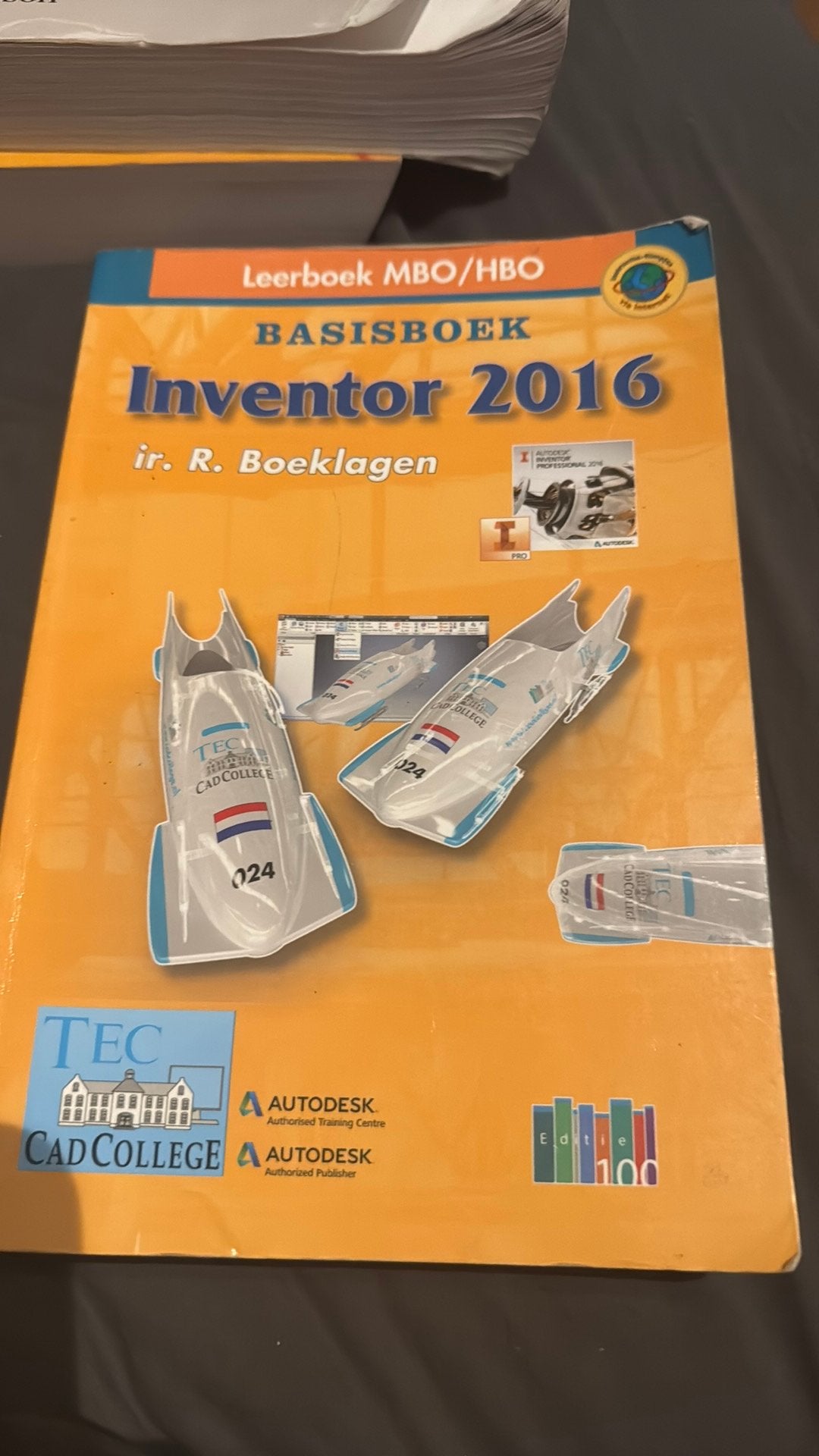 Inventor 2016 Basisboek deel 1 Basisboek MBO/HBO, Ophalen of Verzenden