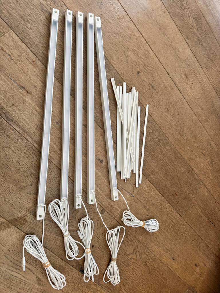 IKEA Skydrag werkblad verlichting - 5x 60cm LED strips, Ophalen of Verzenden, Nieuw
