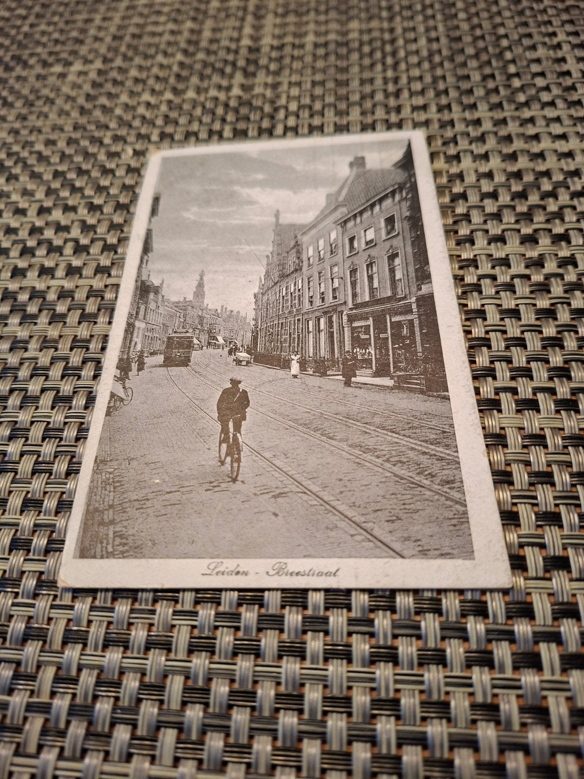 Leiden - Breestraat  1919, Ophalen of Verzenden, Voor 1920, Gelopen, Zuid-Holland