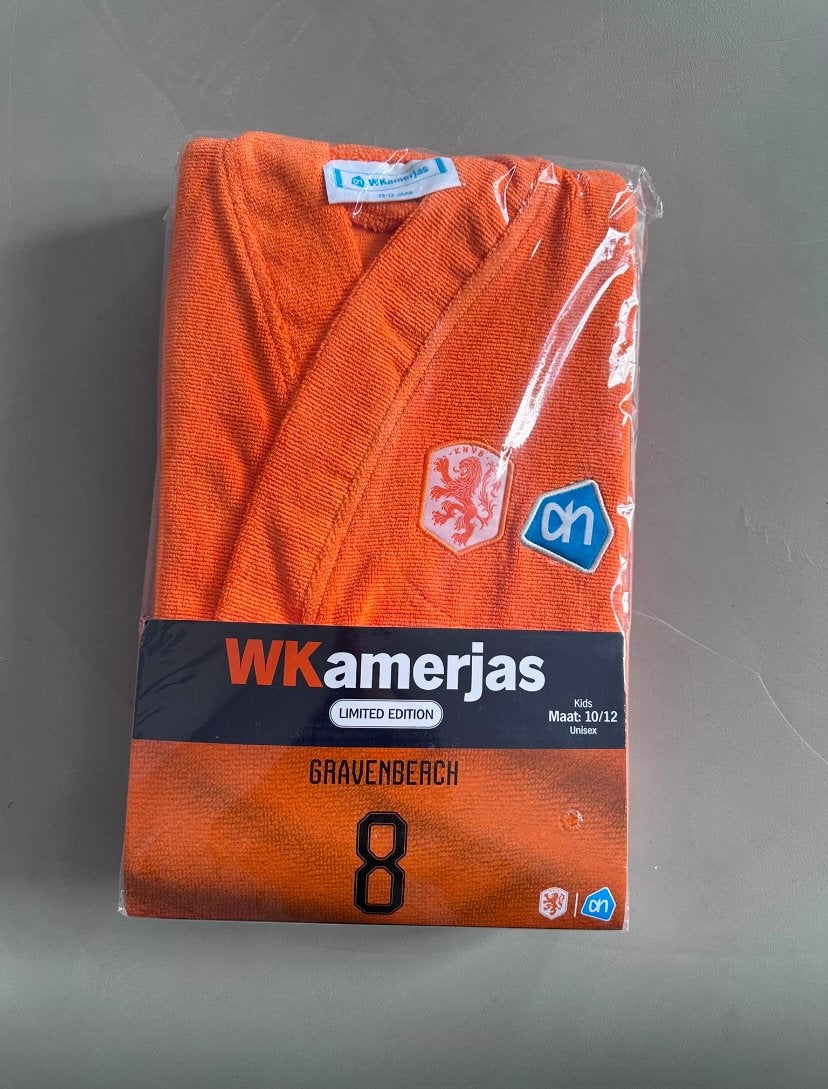 WK Kamerjas Limited Edition Gravenberch Maat 10/12, Ophalen, Nieuw, Jongen of Meisje