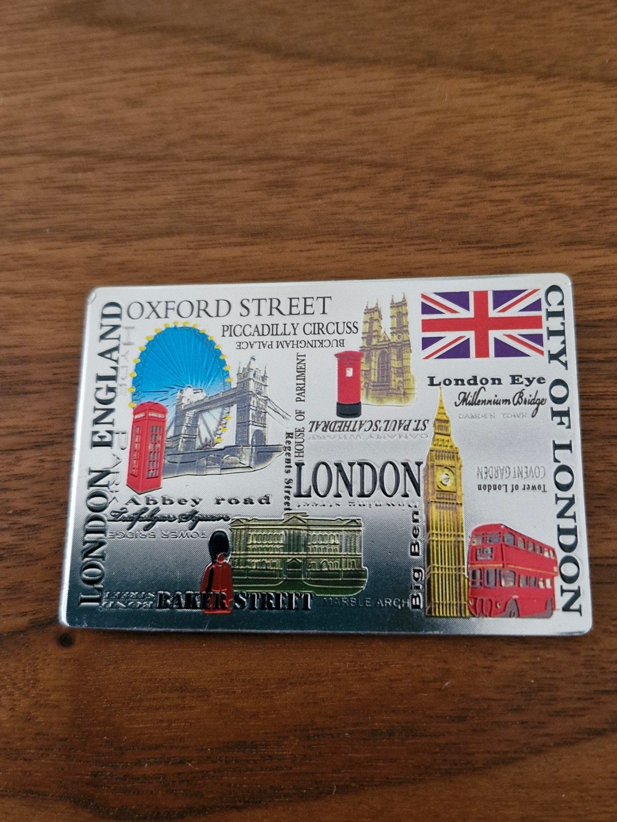 Metalen Koelkastmagneet London Souvenir, Ophalen of Verzenden, Zo goed als nieuw