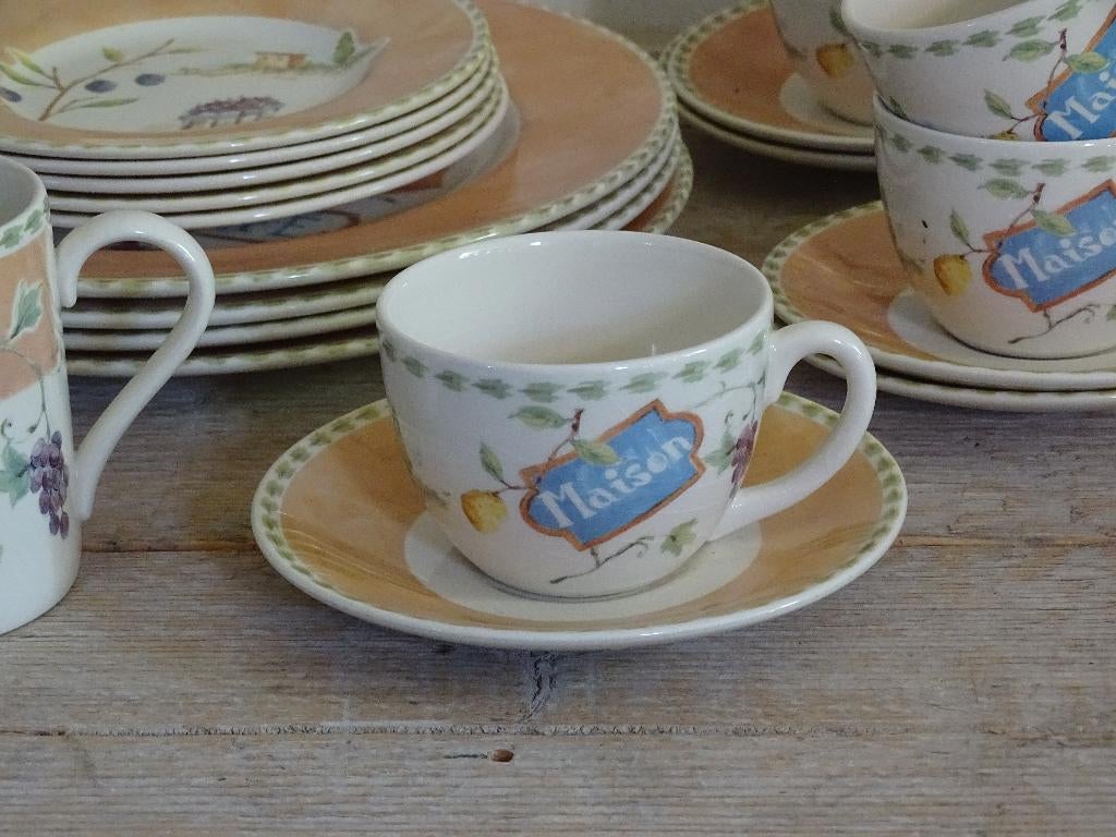 Servies, Engels, Royal Stafford CAFE PROVENCE, z.g.a.n., Antiek en Kunst, Antiek | Servies los, Ophalen of Verzenden