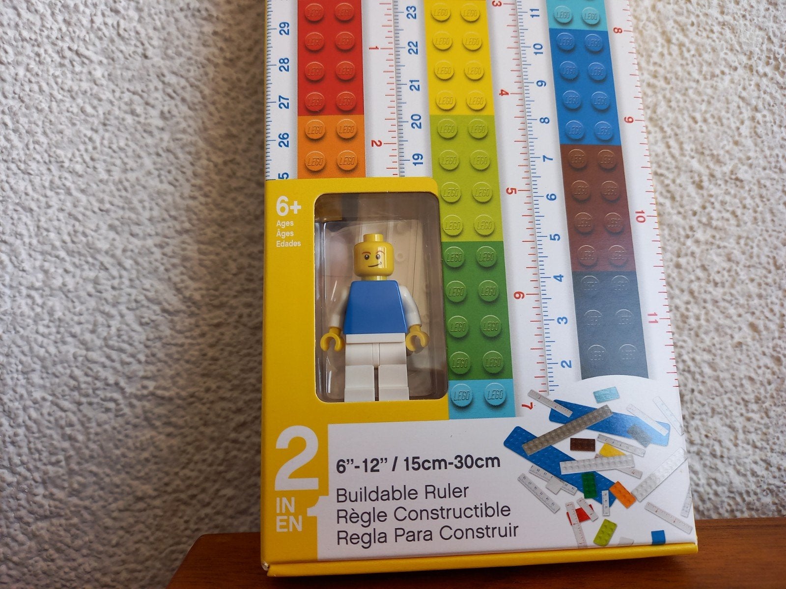 Lego Liniaal minifig NIEUW  52558 Ruler School Cadeau Kado, Lego, Nieuw, Ophalen of Verzenden, Complete set