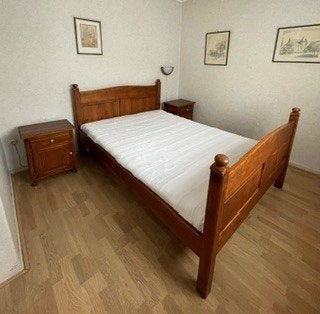 Grenenhouten slaapkamer, Ophalen, Gebruikt, Bruin, Grenenhout