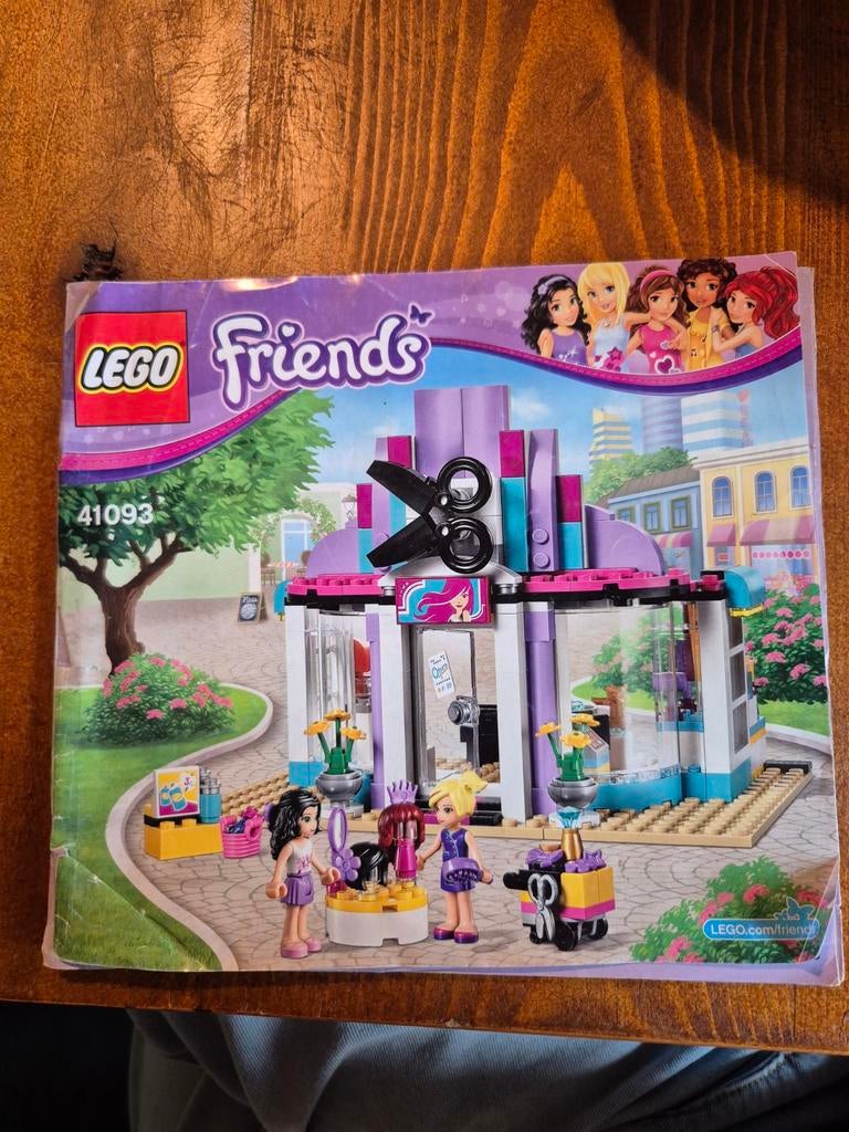 Lego Friends Kapsalon 41093 - Zo goed als nieuw, Lego, Compleet, Friends, Ophalen of Verzenden