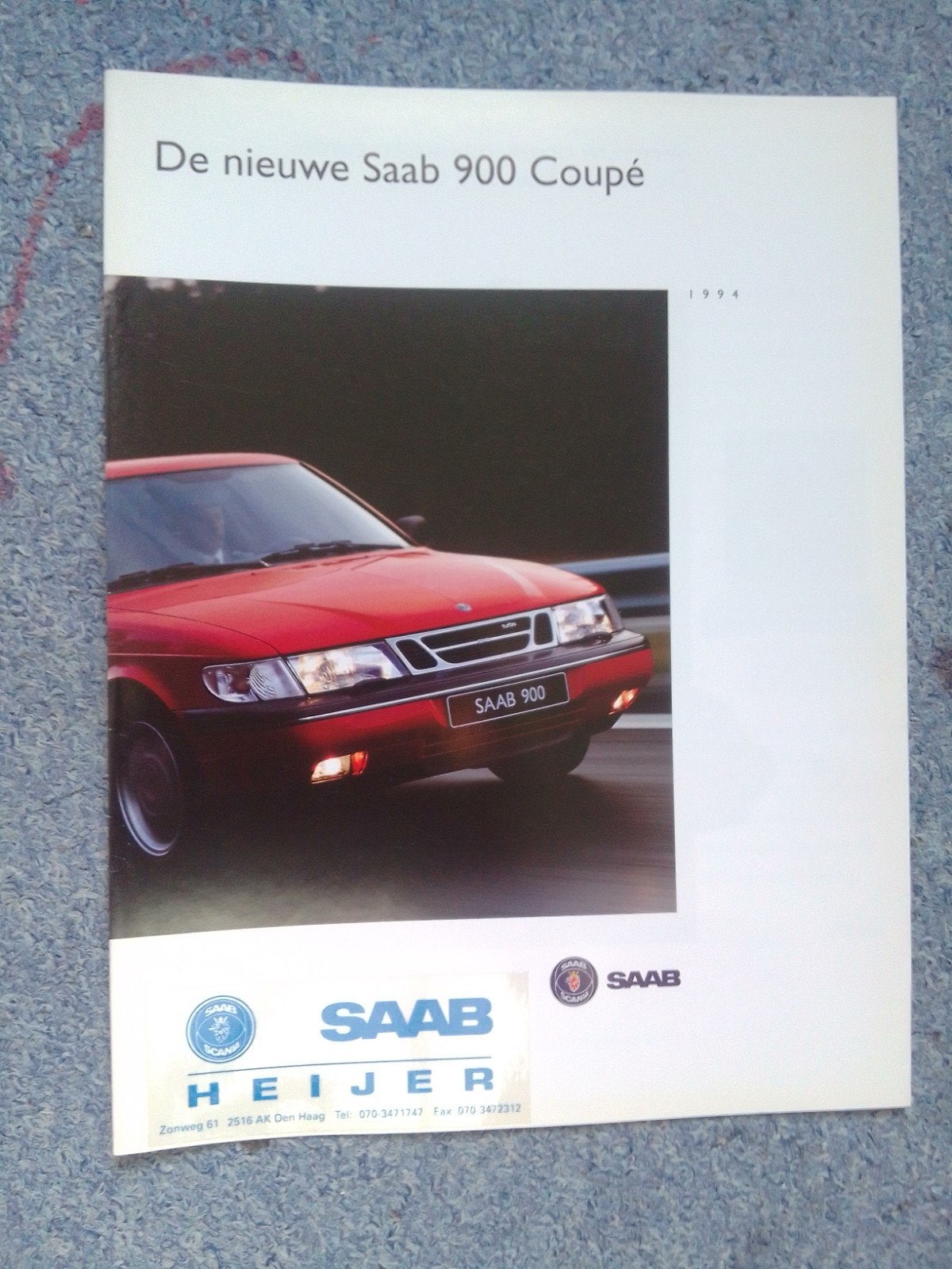 SAAB 900 Coupe, Ophalen of Verzenden, Zo goed als nieuw, Overige merken