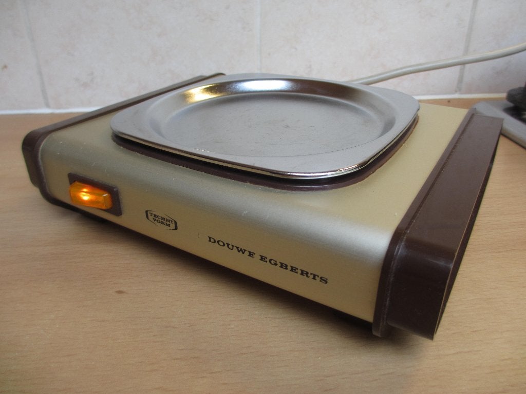 warmhoudplaat Technivorm Douwe Egberts Moccamaster goud, Witgoed en Apparatuur, 4 tot 10 kopjes, Ophalen of Verzenden, Gebruikt