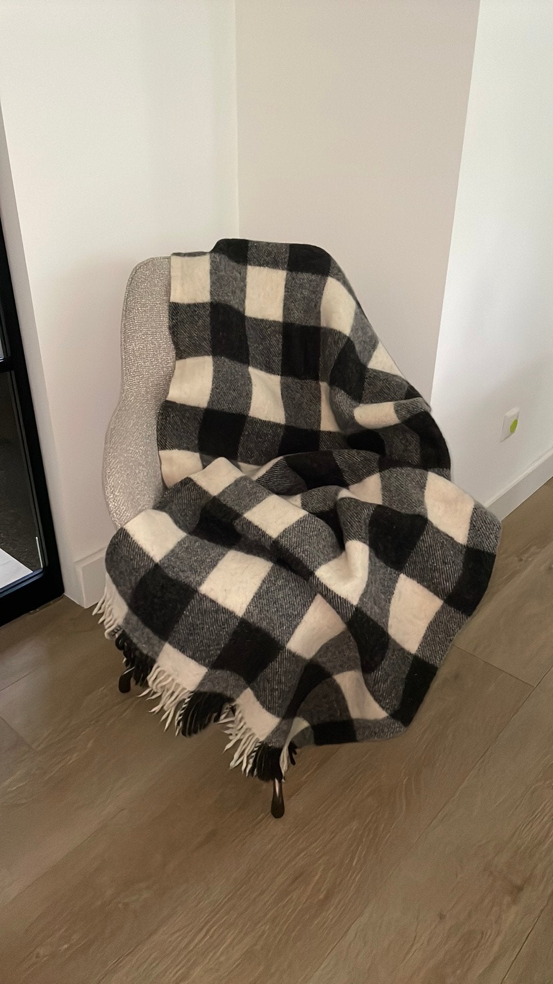 Wollen plaid/ deken van Bronte Tweeds, Verzenden, 150 cm, Woondeken, Gebruikt