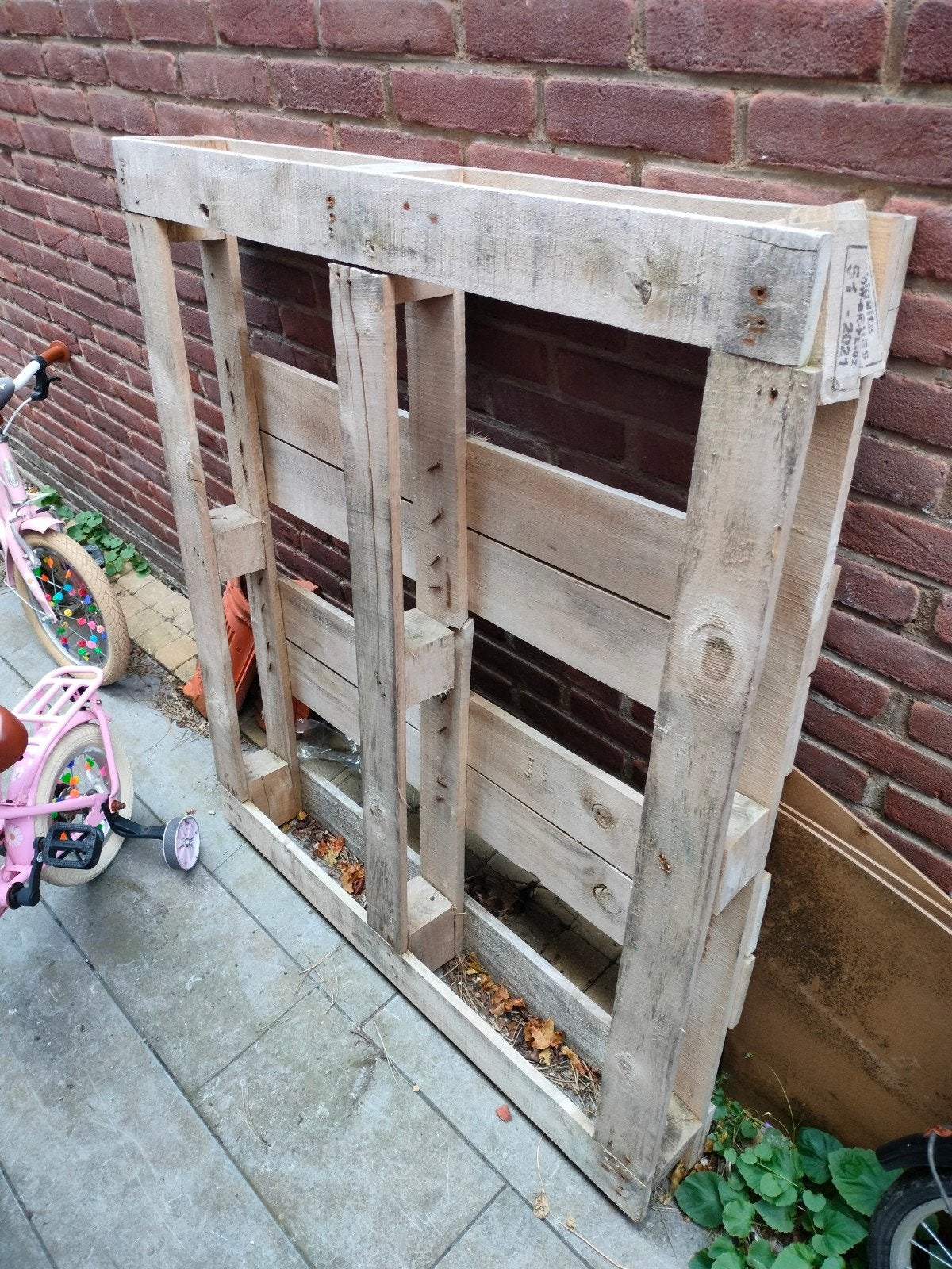 Grote pallet, Ophalen, 50 mm of meer, Pallet, Minder dan 200 cm