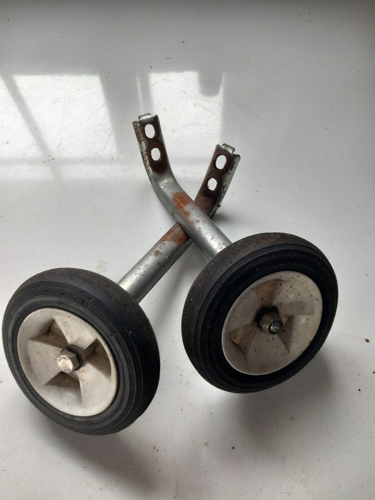 zijwieltjes, Fietsen en Brommers, Ophalen of Verzenden, Gebruikt, Minder dan 16 inch, Zijwieltjes
