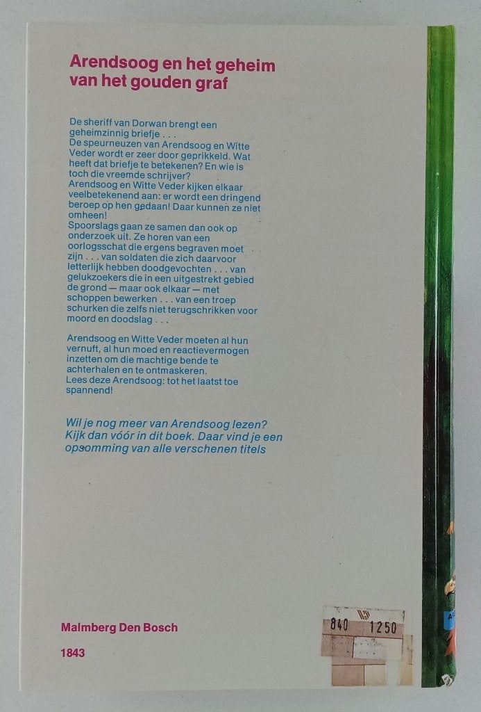Arendsoog en het geheim van het gouden graf / Deel 48, Boeken, Ophalen of Verzenden, Gelezen, Fictie