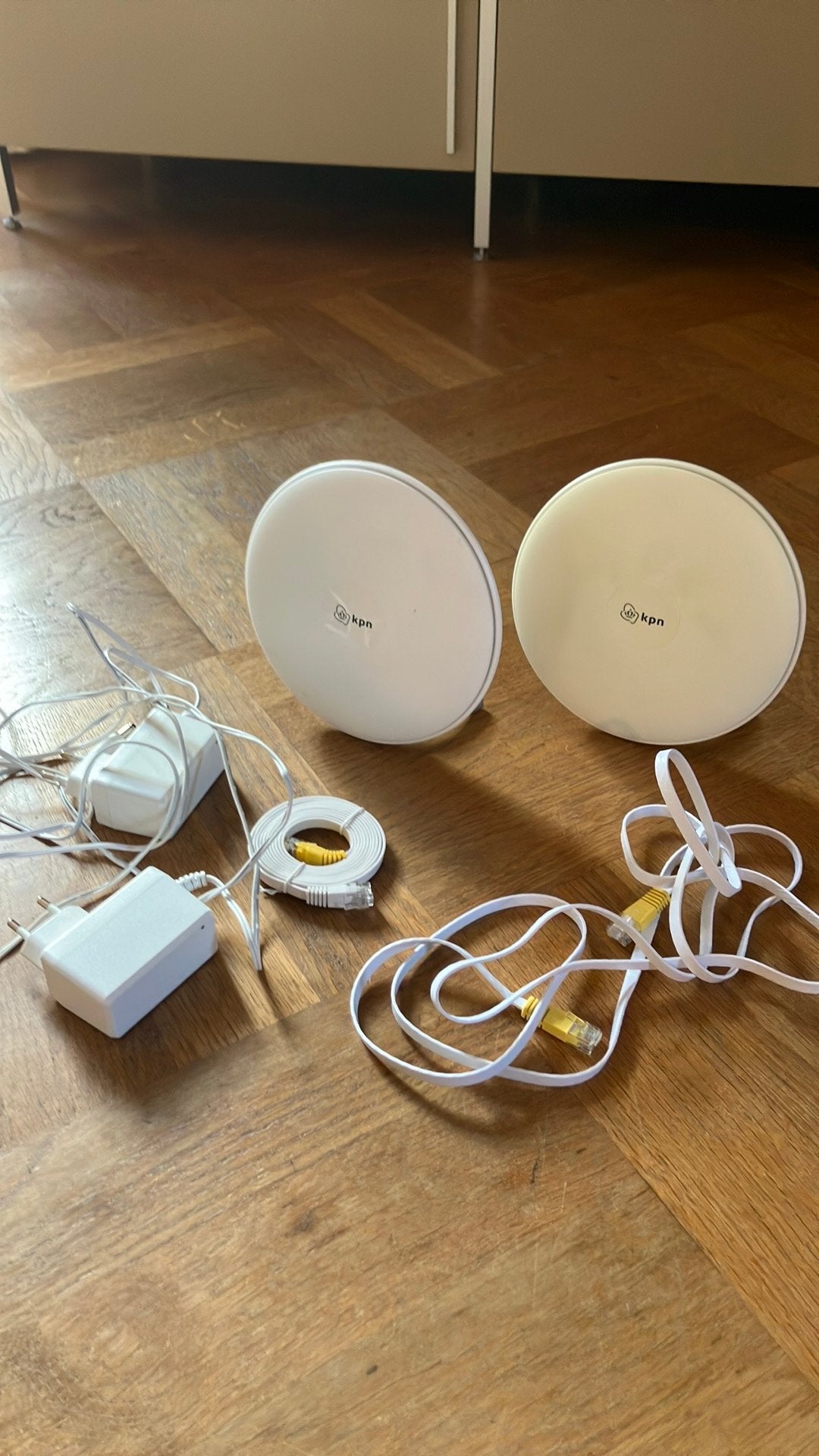 2 witte KPN SuperWifi punten, Ophalen of Verzenden, Zo goed als nieuw
