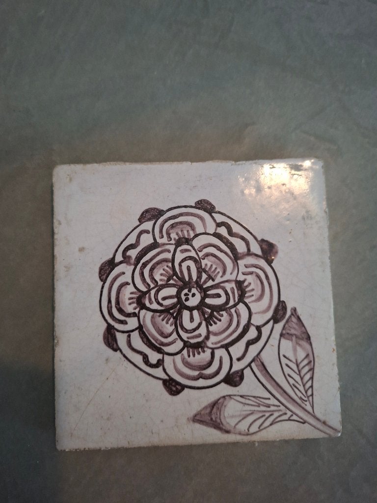 Antieke wandtegel Plateel, Antiek en Kunst, Ophalen of Verzenden