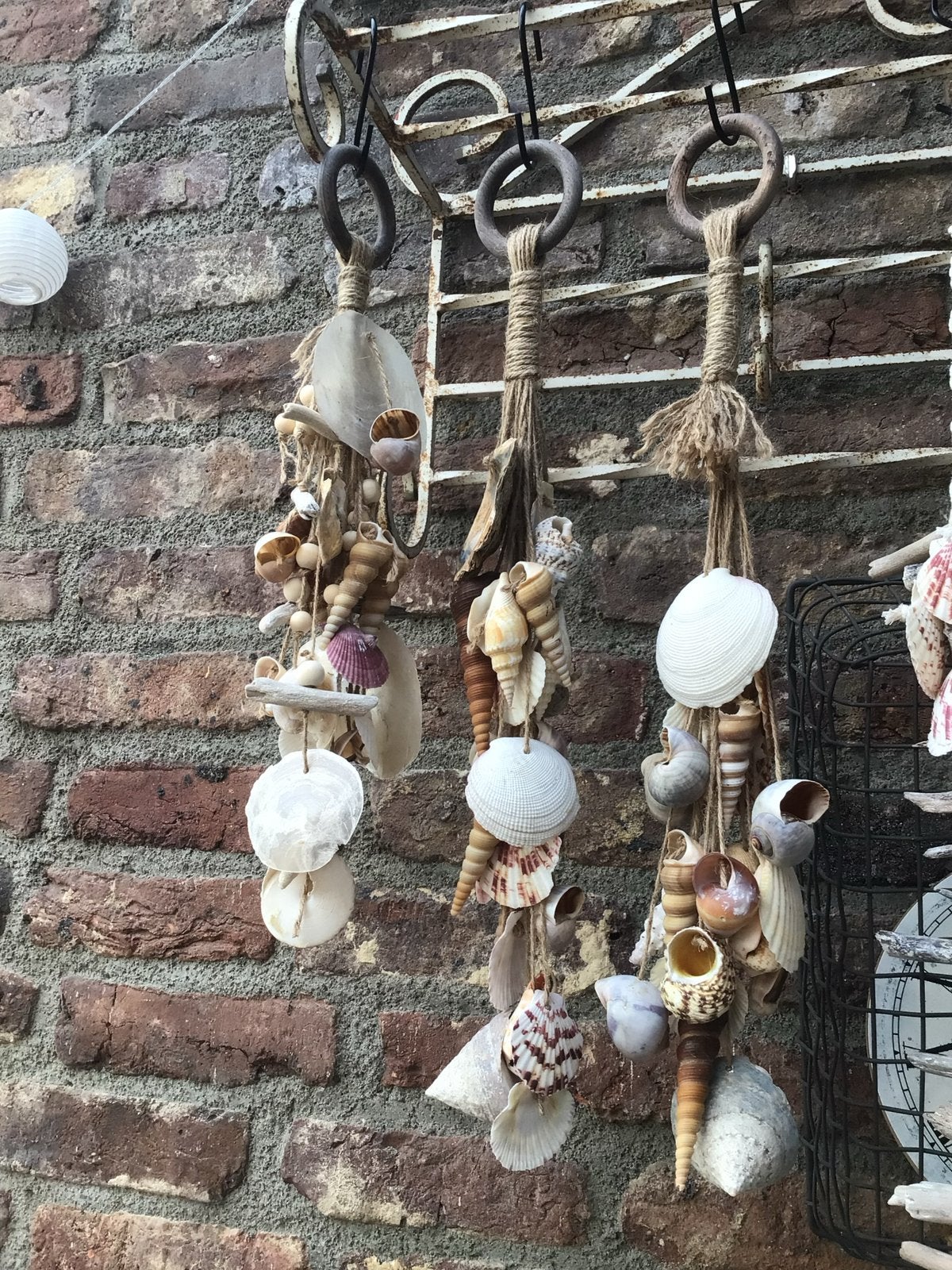 Schelpenhangers Ibiza stijl zomerse decoratie, Ophalen of Verzenden, Nieuw