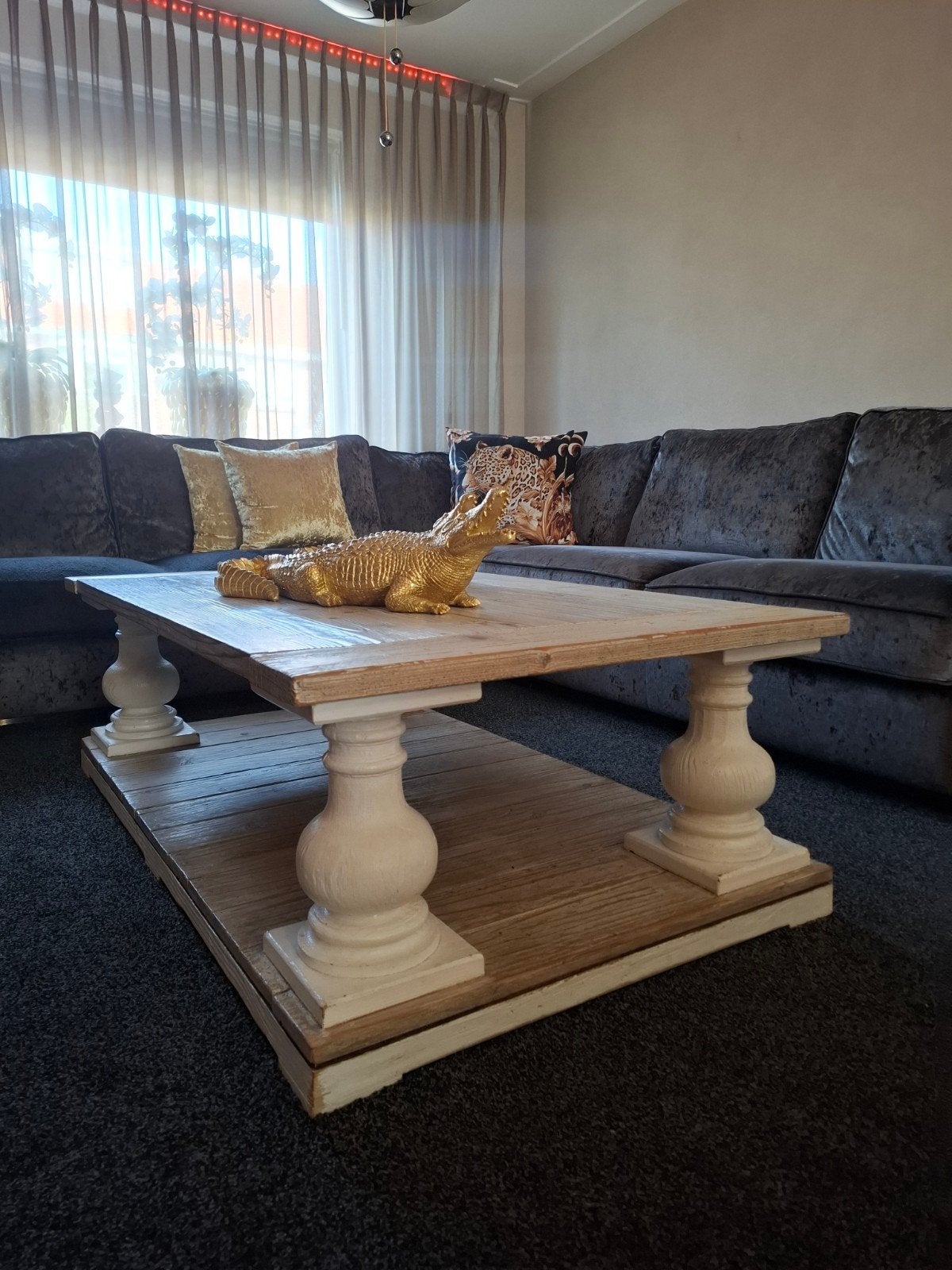 Salontafel, Huis en Inrichting, 100 tot 150 cm, Overige houtsoorten, 50 tot 100 cm, Ophalen of Verzenden