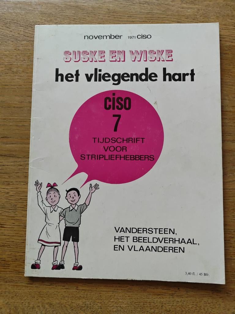 Suske en Wiske: Het Vliegende Hart - Ciso uitgave 1971, Eén stripboek, Ophalen of Verzenden, Gelezen, Willy Vandersteen